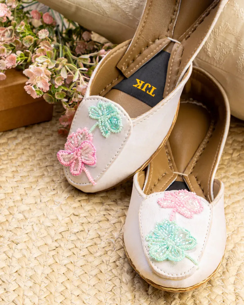 Floral Whisper Loafer (Offwhite)