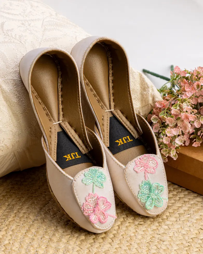 Floral Whisper Loafer (Offwhite)