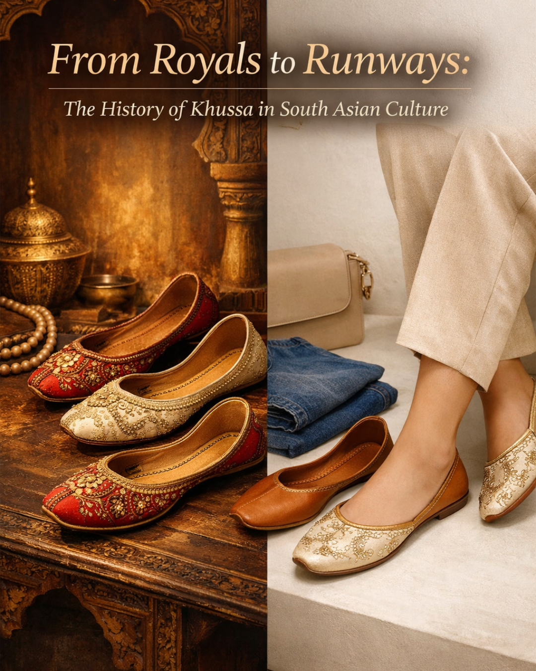 south asian khussa design