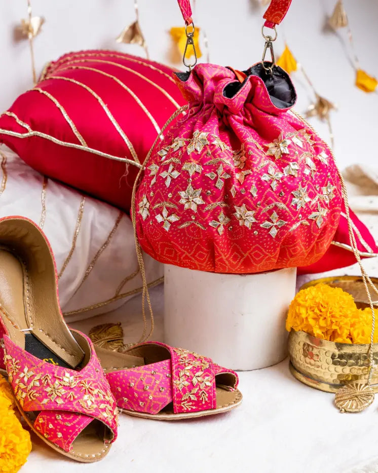 Gulnaar Elegance With Potli