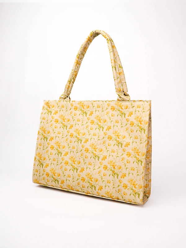 Floraison Canvas Tote Bag